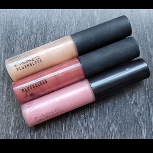 SOLD-MAC Luster & Plush Glass Bundle RARE HTF